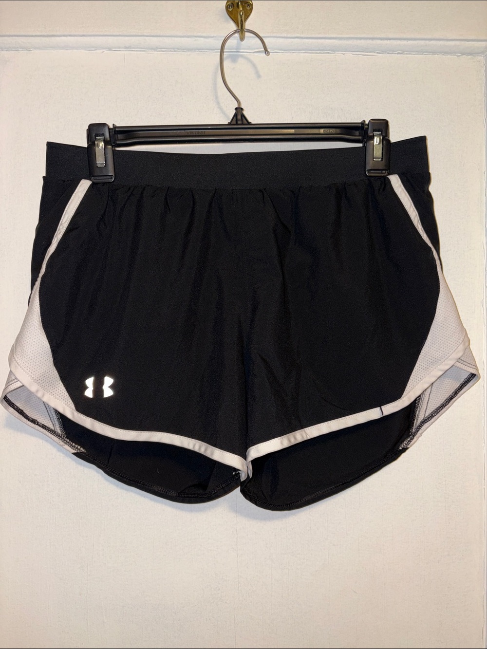 Under Armour Black Shorts with White Accents - Women's Athletic